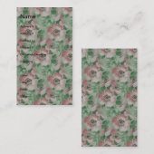  bloemen visitekaartje (Voorkant / Achterkant)