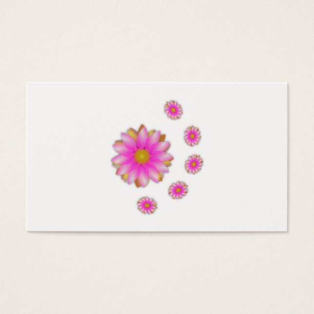 Bloemen Visitekaartjes (Voorkant)