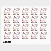  Bloemen Vlinder Baby shower Stickers (Vel)