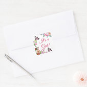 Bloemen Vlinder Baby shower Stickers (Envelop)