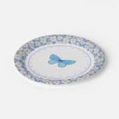 Bloemen Vlinder Bord Tea Party (Gekanteld)