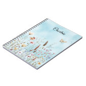 Bloemen Vlinder lieveheersbeestje Notitieboek (Linkerzijde)