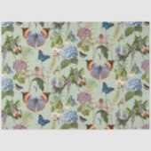  Bloemen Vlinder Munt Ephemera Decoupage Tissuepapier (Voorkant)