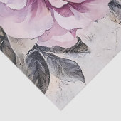  Bloemen & Vlinder Roze & Paarse Doupage Tissuepapier (Detail)