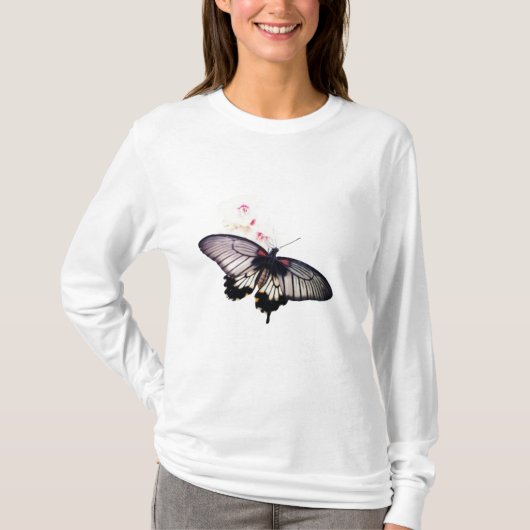 Bloemen & vlinder 🦋🦋 T-shirt (Voorkant)