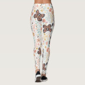 bloemen, vlinders en bijen leggings (Achterkant)