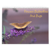 Bloemen, vlinders en bugs agenda kalender (Hoes)