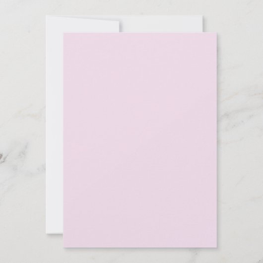 Bloemen vlinders meisje verjaardag uitnodiging (Achterkant)