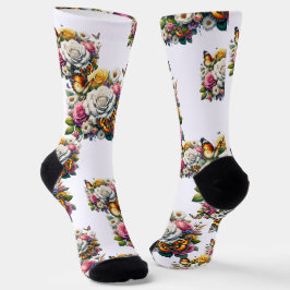 BLOEMEN & VLINDERS  SOKKEN
