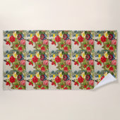  bloemen & vlinders strandlaken (Voorkant)