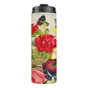  Bloemen & Vlinders Thermische Tumbler Thermosbeker