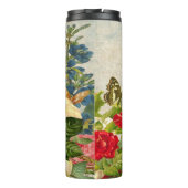  Bloemen & Vlinders Thermische Tumbler Thermosbeker (Achterkant)