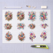 Bloemen & Vlinders Tissuepapier (Craft)