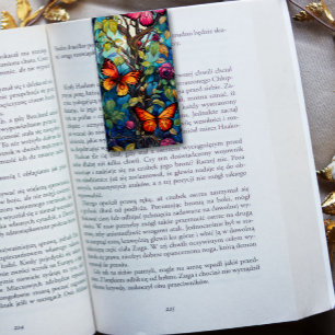 Bloemen & Vlinders Vouwen Bladwijzer Bookmarker Visitekaartje