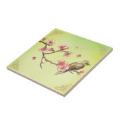 Bloemen & Vogels Flora en Faunakunst Tegeltje (Zijkant)