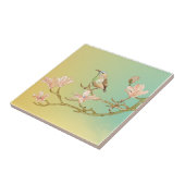 Bloemen & Vogels Home Decor Keramiek Tegeltje (Zijkant)