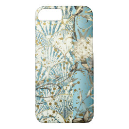 Bloemen, vogels, schelpen 	iPhone 8/7 hoesje