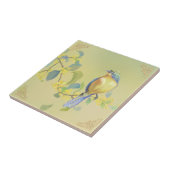 Bloemen & Vogels Vogelkunst Tegeltje (Zijkant)