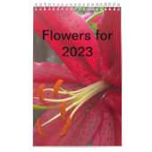Bloemen voor 2023 kalender (Hoes)