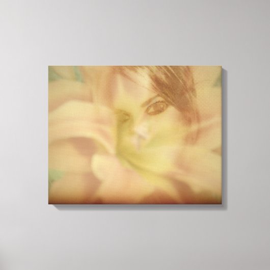 Bloemen voor Adrena Wrapped Canvas Afdruk (Voorkant)