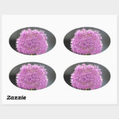 Bloemen voor allen ovale sticker (Vel)