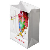 Bloemen voor alles Gift Bag Medium Cadeauzakje (Voorkant Gekanteld)