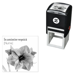 Bloemen voor altijd  zelfinktende stempel
