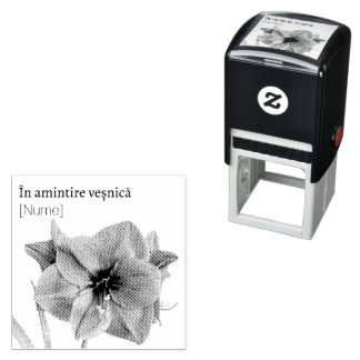 Bloemen voor altijd zelfinktende stempel