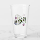 Bloemen voor Alyssa, Glas (Achterkant)