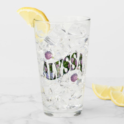Bloemen voor Alyssa, Glas (Voorkant ijs)