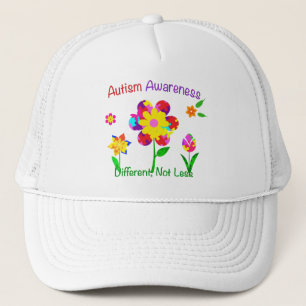 Bloemen voor Autisme Bewustzijn Trucker Pet
