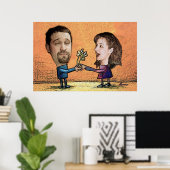 bloemen voor Chris Poster (Thuiskantoor)