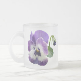 Bloemen voor de Koffie van oma-glazen pantserkatje Matglas Koffiemok