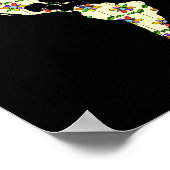 bloemen voor de wereld poster (Hoek)