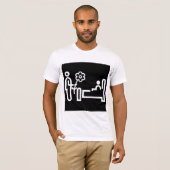 Bloemen voor een Mannen T-shirt voor de patiënt (Voorkant volledig)