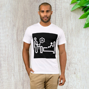 Bloemen voor een Mannen T-shirt voor de patiënt