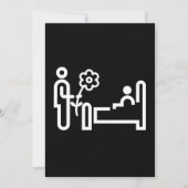 Bloemen voor een patiëntengezondheidstoepassing kaart (Voorkant)