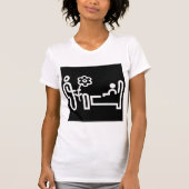 Bloemen voor een patiëntenvrouw t-shirt (Voorkant)