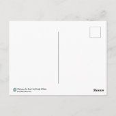 Bloemen voor Fae fee + Bird Fantasy Art Print Briefkaart (Achterkant)