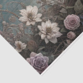 Bloemen voor Gotische Engelen #6 - Decoupage - Tissuepapier (Detail)