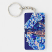 Bloemen voor haar Sleutelhanger (Voorkant)