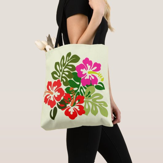 Bloemen voor Hawaii Admissions Day - Hawaii Dag Tote Bag (Dichtbij)