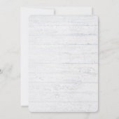 Bloemen voor het hernieuwen van geloften op witgew kaart (Achterkant)