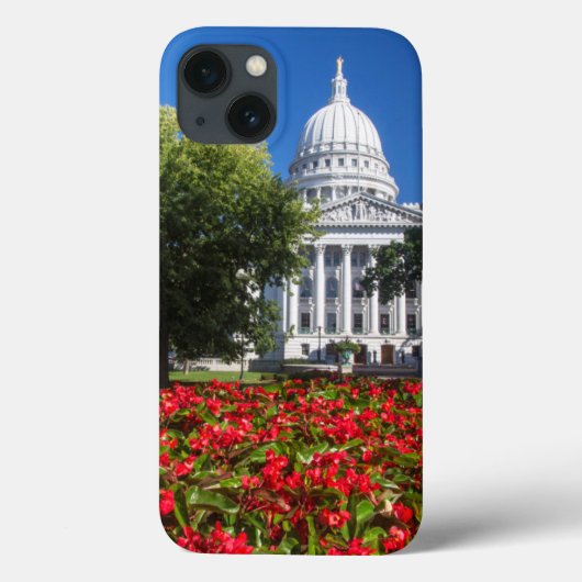 Bloemen voor het parlementsgebouw van de staat Case-Mate iPhone case (Achterkant)
