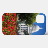 Bloemen voor het parlementsgebouw van de staat Case-Mate iPhone case (Achterkant (horizontaal))