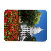 Bloemen voor het parlementsgebouw van de staat magneet (Horizontaal)