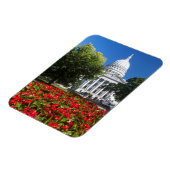 Bloemen voor het parlementsgebouw van de staat magneet (Linkerzijde)