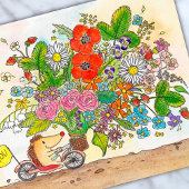 Bloemen voor je briefkaart van Nicole Janes