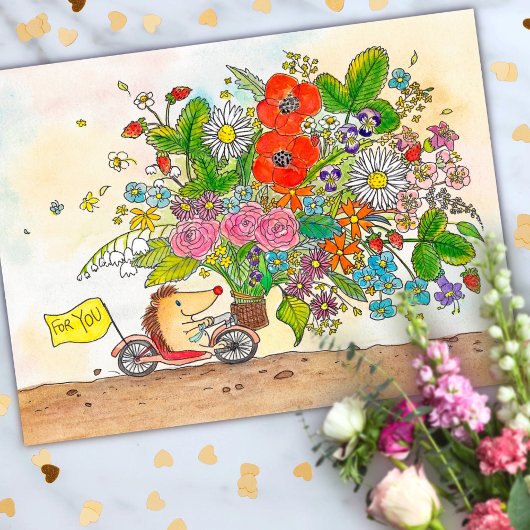 Bloemen voor je briefkaart van Nicole Janes