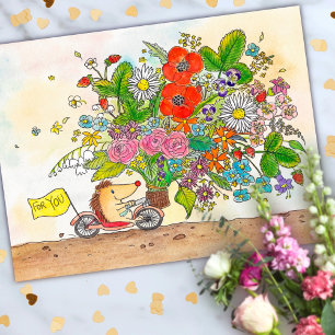 Bloemen voor jou ansichtkaart van Nicole Janes Briefkaart